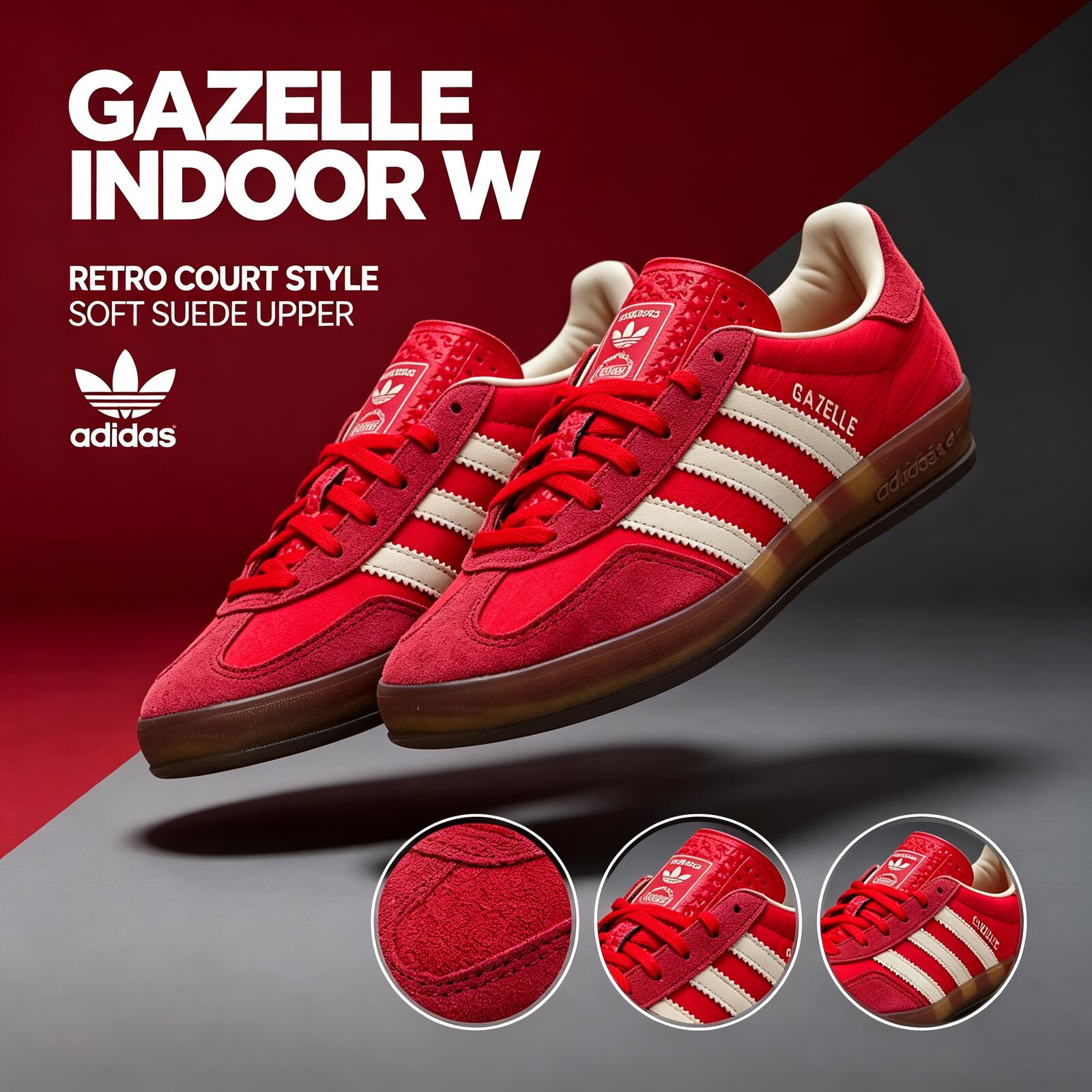 Adidas GAZELLE INDOOR W  JS141 - Adidas Shoes Gazelle ulasan dan harga