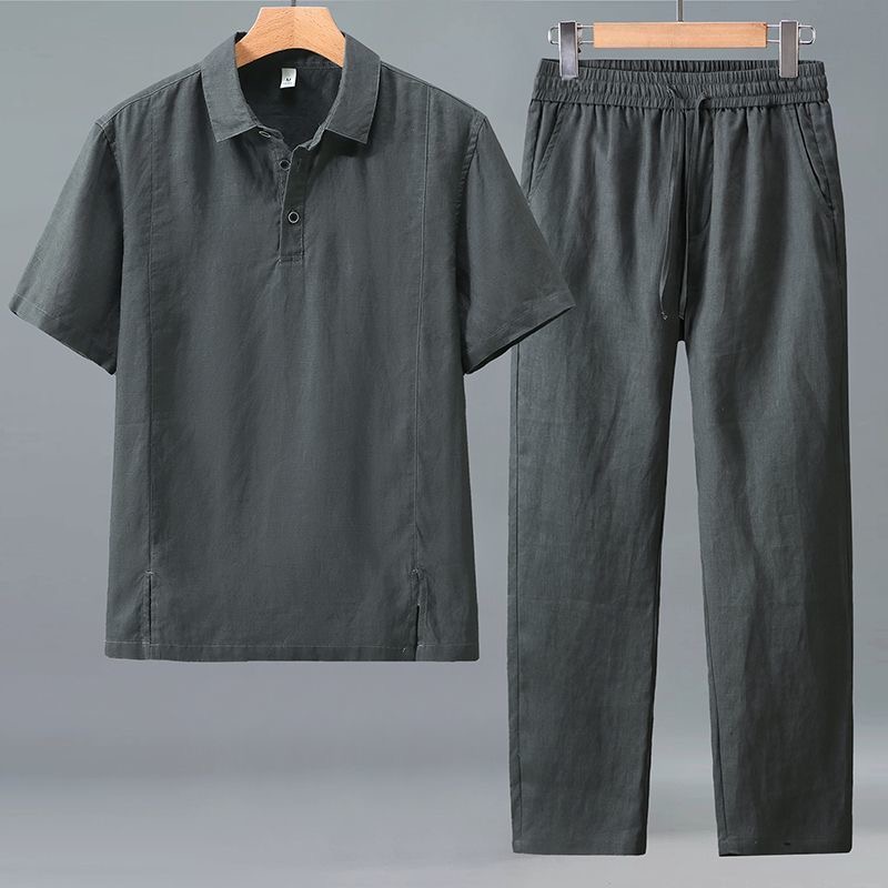 Spring/Summer Fashion Retro Sp - Short Linen Drawstring ulasan dan harga