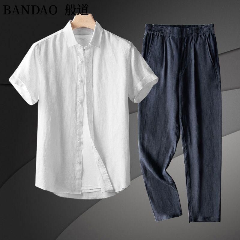 Summer New Fashion Trend Comfo - Short Linen Drawstring ulasan dan harga